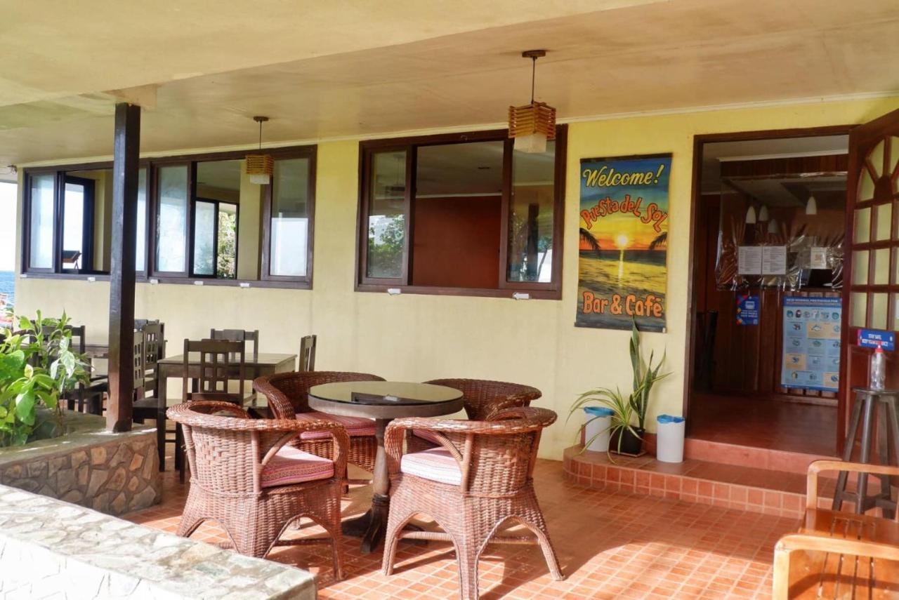 Puesta Del Sol Beach Bungalows And Restobar 맘바자오 외부 사진